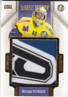 PETRÁSEK Michael GOAL Cards 2022/2023 Jumbo Jersey č. 33 /77