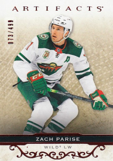 PARISE Zach UD Artifacts 2021/2022 č. 4 Red /499