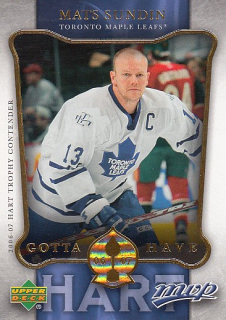 SUNDIN Mats UD MVP 2006/2007 Gotta Have Hart HH23