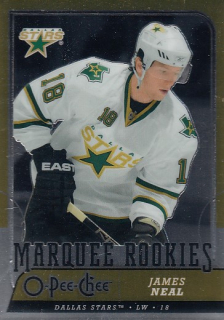 NEAL James O-Pee-Chee 2008/2009 č. 760 Marquee Rookie Metal