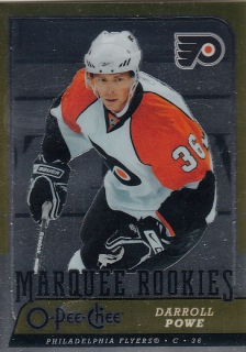 POWE Darroll O-Pee-Chee 2008/2009 č. 781 Marquee Rookie Metal