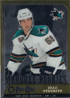 STAUBITZ Brad O-Pee-Chee 2008/2009 č. 787 Marquee Rookie Metal