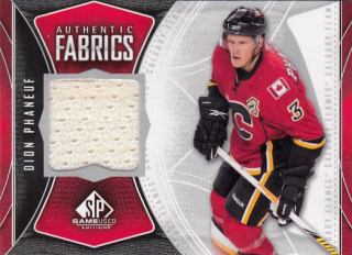 PHANEUF Dion UD SP Game Used 2009/2010 Authentic Fabrics AF-DP