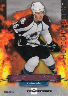 STASTNY Paul Fleer Hot Prospects 2007/2008 č. 144 Hot Commodities /999