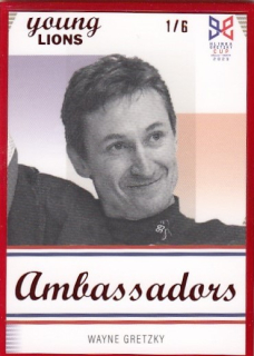 GRETZKY Wayne Legendary Cards Hlinka Gretzky Cup 2023 Ambassadors A-2 Frame Red /6