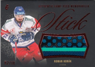 HORÁK Roman LC Road to Prague Game Used Memorabilia GUM-11 Red /10