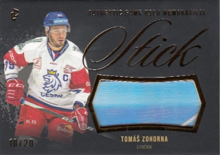 ZOHORNA Tomáš LC Road to Prague Game Used Memorabilia GUM-12 Gold /20