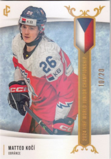 KOČÍ Matteo LC Road to Prague IIHF WJCH 2024 U20-21 Rainbow /20