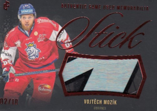 MOZÍK Vojtěch LC Road to Prague Game Used Memorabilia GUM-01 Red /10