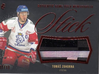 ZOHORNA Tomáš LC Road to Prague Game Used Memorabilia GUM-12 Red /10