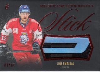 SMEJKAL Jiří LC Road to Prague Game Used Memorabilia GUM-13 Red /10