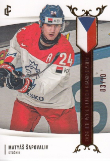 ŠAPOVALIV Matyáš LC Road to Prague IIHF WJCH 2024 U20-19 Red /10