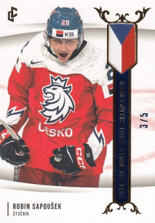 SAPOUŠEK Robin LC Road to Prague IIHF WJCH 2024 U20-16 Blue /5