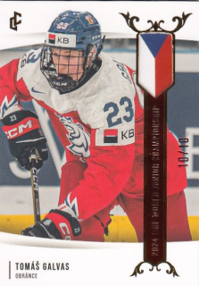 GALVAS Tomáš LC Road to Prague IIHF WJCH 2024 U20-18 Red /10