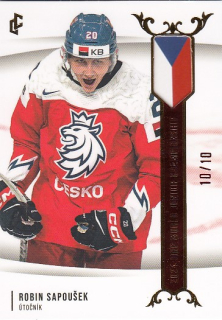 SAPOUŠEK Robin LC Road to Prague IIHF WJCH 2024 U20-16 Red /10