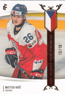 KOČÍ Matteo LC Road to Prague IIHF WJCH 2024 U20-21 Red /10