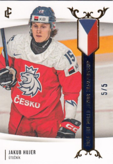 HUJER Jakub LC Road to Prague IIHF WJCH 2024 U20-11 Blue /5