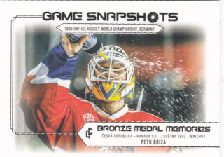 BŘÍZA Petr Legendary Cards Bronze Medal Memories 1993 Snapshots GS-07 /50