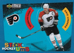 LINDROS Eric UD Collector´s Choice 1997/1998 Stick-Ums S10