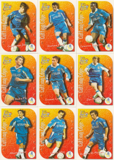 Set CHELSEA FC Futera 1999 Cutting Edge Embossed