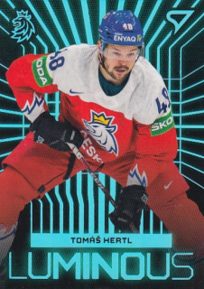 HERTL Tomáš SportZoo Hokejové Česko 2024 Luminous LS-15 Blue