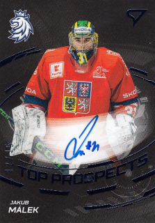 MÁLEK Jakub SportZoo Hokejové Česko 2024 Top Prospects TP-1 Auto /15