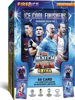 Velká plechovka Mega Tin Topps Match Attax Extra 2023/2024 #2 Ice Cool Finishers