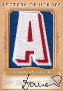 DANĚK Miroslav 1972 FAMOUS SEASON Letters Of Heroes "A" AU/3