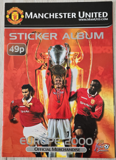 ALBUM Futera na samolepky Manchester United 2000 Europe