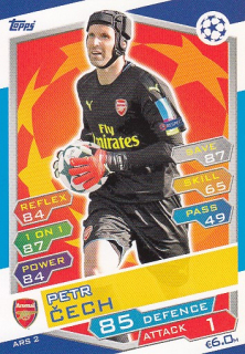 ČECH Petr Topps Match Attax 2016/2017 Champions League ARS2