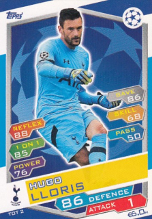 LLORIS Hugo Topps Match Attax 2016/2017 Champions league TOT2