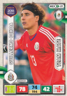 OCHOA Guillermo Panini 2018 Road to Russia MEX01