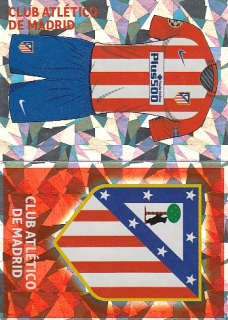 ATLETICO Madrid Topps Sticker 2016/2017 Champions league ATL1 ATL2