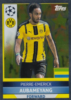 AUBAMEYANG Pierre-Emerick Topps Sticker 2016/2017 Champions league DOR3 Star