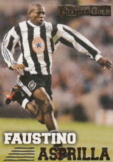 ASPRILLA Faustino Merlin Premier Gold 1996/1997 č. 104