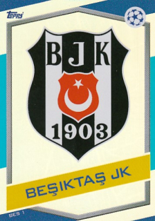 BESIKTAS Topps Match Attax 2016/2017 Champion league Team Boost BES1