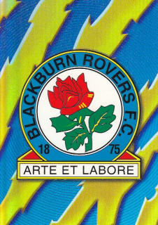 BLACKBURN Rovers Merlin Premier Gold 1998/1999 Emblem A3