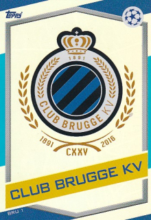 BRUGGY Topps Match Attax 2016/2017 Champion league Team Boost BRU1