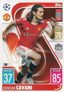 CAVANI Edison Topps Match Attax 2021/2022 Champions league č. 44