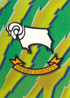 DERBY County Merlin Premier Gold 1998/1999 Emblem A7