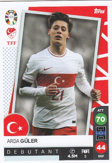 GÜLER Arda Topps Match Attax 2024 EURO 2024 Debutant