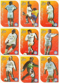 Set LEEDS United Futera 1999 Cutting Edge Embossed