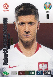 LEWANDOWSKI Robert Panini Adrenalyn XL 2020 EURO 2020 č. 255