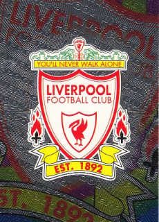 LIVERPOOL FC Merlin Premier Gold 1997/1998 Emblem B13