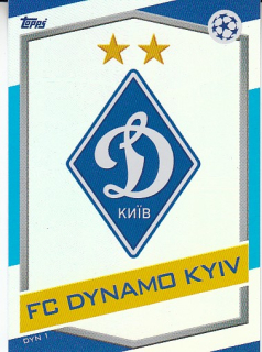 KYJEV Dynamo Topps Match Attax 2016/2017 Champion League Team Boost DYN1