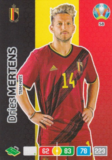 MERTENS Dries Panini Adrenalyn XL 2020 Euro 2020 č. 58