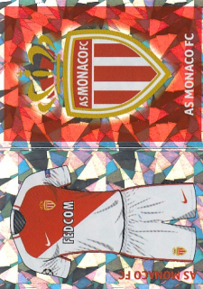 MONACO AS Topps Sticker 2016/2017 Champions League QFH1 QFH2