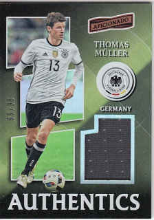 MÜLLER Thomas Panini Aficionado 2016/2017 Authentics Jersey A-TM /99