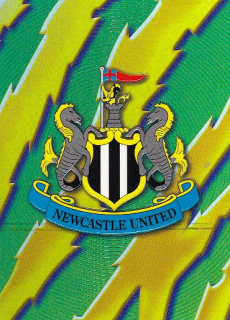 NEWCASTLE United Merlin Premier Gold 1998/1999 Emblem A14