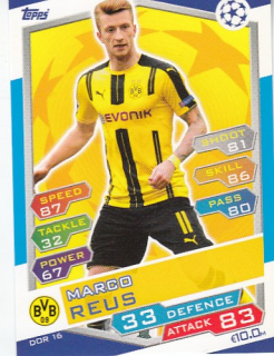 REUS Marco Topps Match Attax 2016/2017 Cahmpions League DOR16